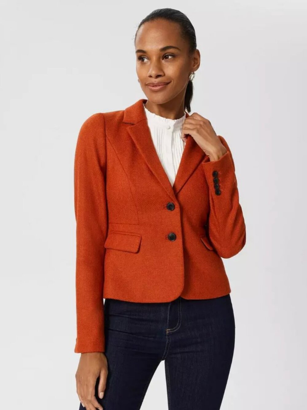 Hobbs London Hackness Wool Jacket, Size 2